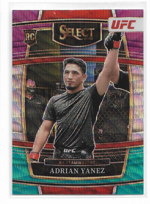 2022 Select UFC Prizms Green and Purple #59 Adrian Yanez - NM