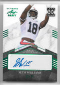 2021 Leaf Ultimate Draft Emerald Spectrum #SW2 Seth Williams Auto 13/25