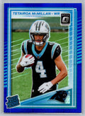 2025 Donruss Optic #209 Tetairoa McMillan Blue Hyper