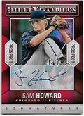 SAM HOWARD 2014 Elite Extra Edition Prospects #53 Auto ROCKIES 762/799