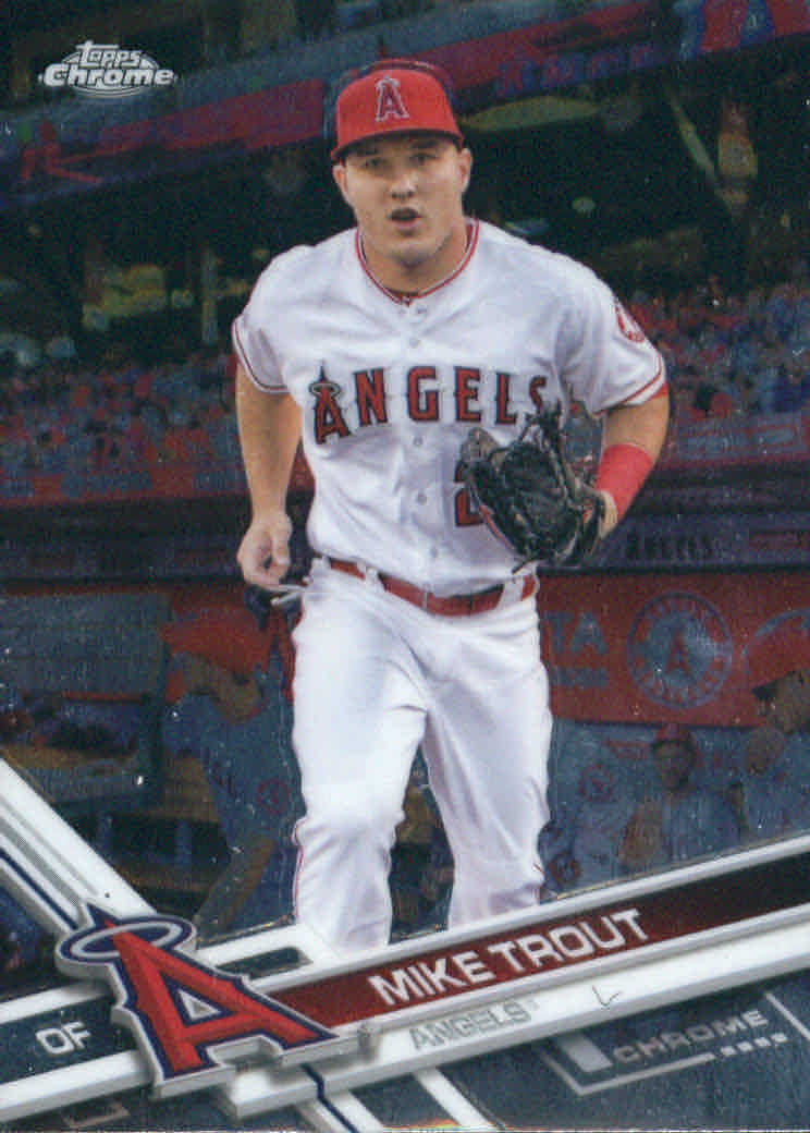 2017 Topps Chrome #200A Mike Trout - NM