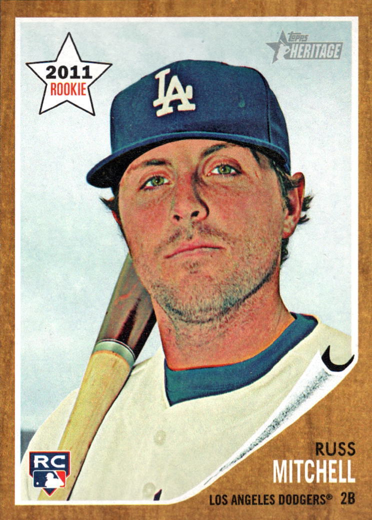2011 Topps Heritage #461 Russ Mitchell SP RC - NM