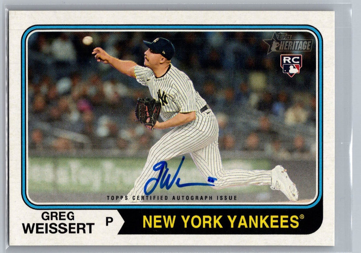 2023 Topps Heritage Real One Autographs #ROAGW Greg Weissert HN