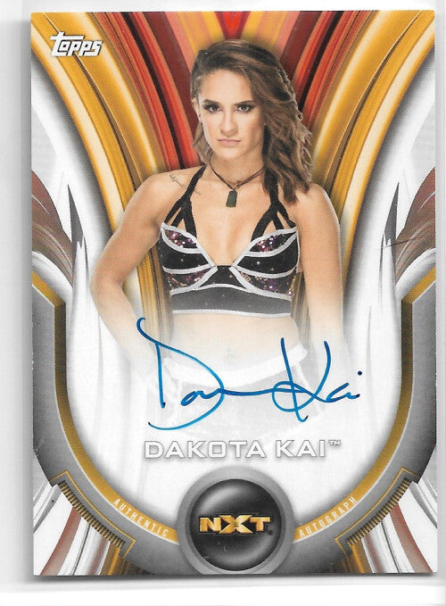 2020 Topps WWE Women's Division Autographs #ADK Dakota Kai Auto 169/199