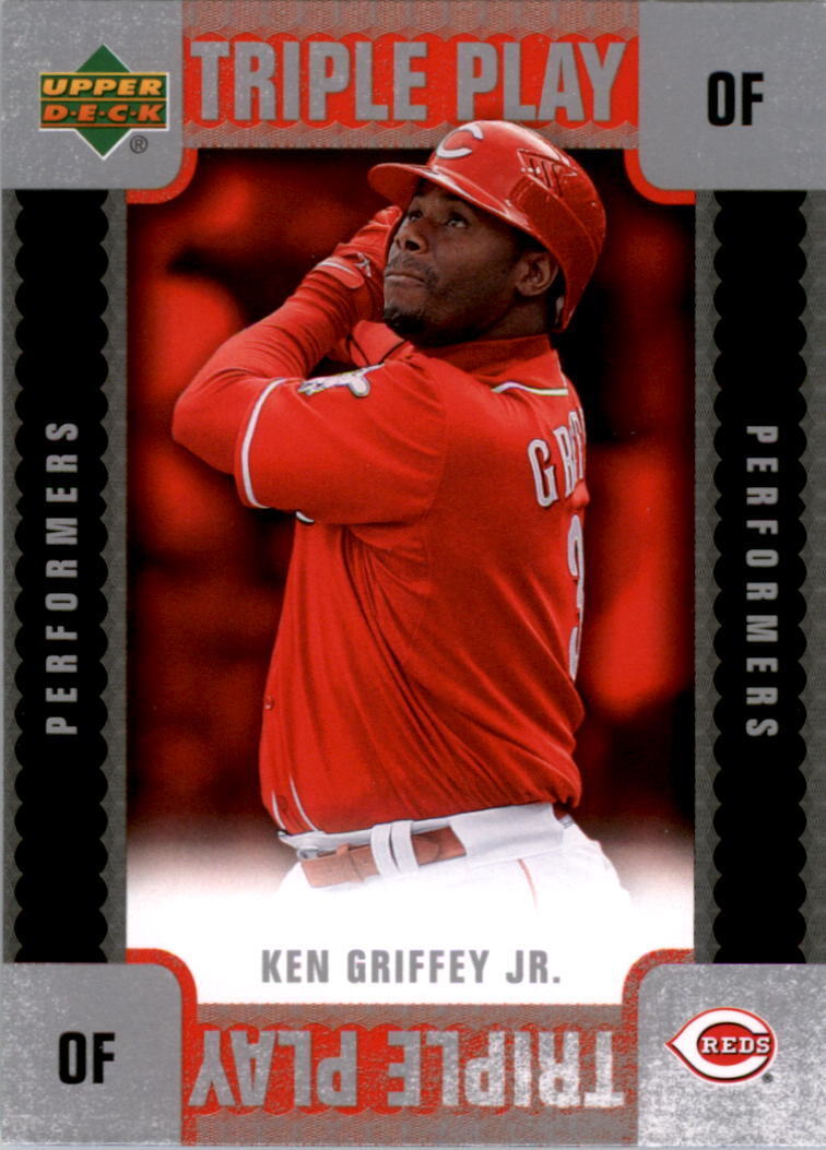 2007 Upper Deck Triple Play Performers #TPKG Ken Griffey - NM