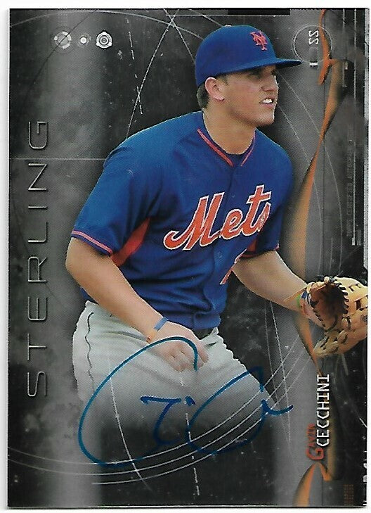 GAVIN CECCHINI 2014 Bowman Sterling Prospect Autographs #BSPAGCE METS
