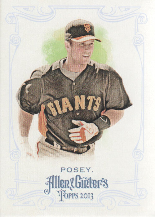 2013 Topps Allen and Ginter #337 Buster Posey SP - NM