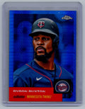 2022 Topps Chrome Platinum Anniversary Blue Prism Refractors #22 Byron Buxton