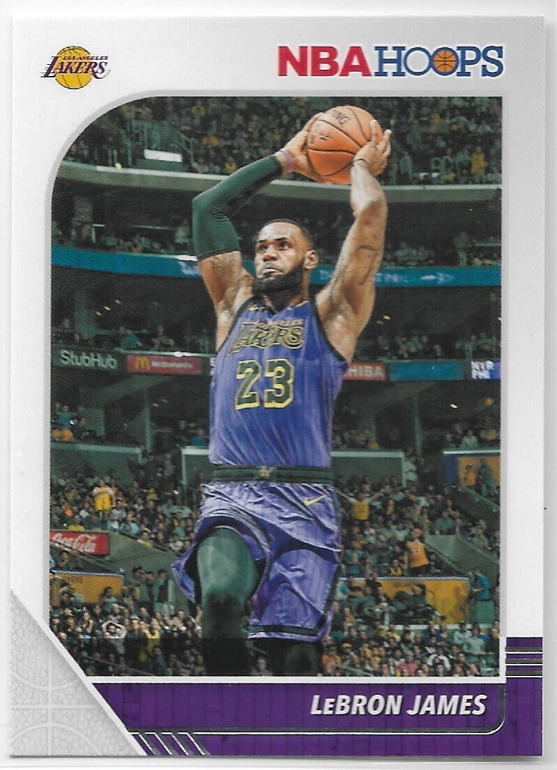 LEBRON JAMES 2019-20 Hoops 87 LAKERS