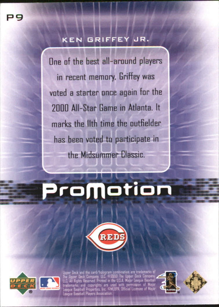 2000 Upper Deck Pros and Prospects ProMotion #P9 Ken Griffey Jr. - NM