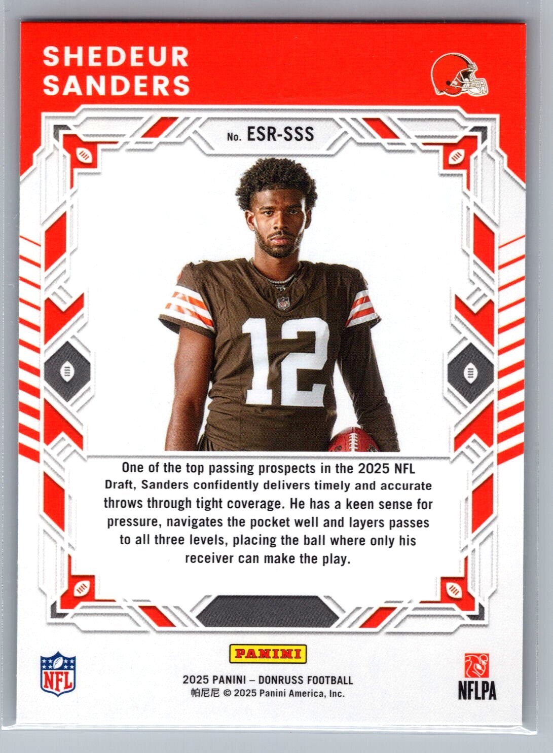 2025 Donruss The Elite Series Rookies #7 Shedeur Sanders - NM