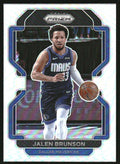 2021-22 Panini Prizm Prizms Silver #144 Jalen Brunson - NM