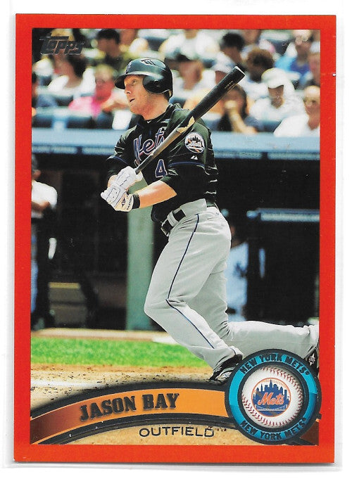2011 Topps Factory Set Red Border #119 Jason Bay 190/245