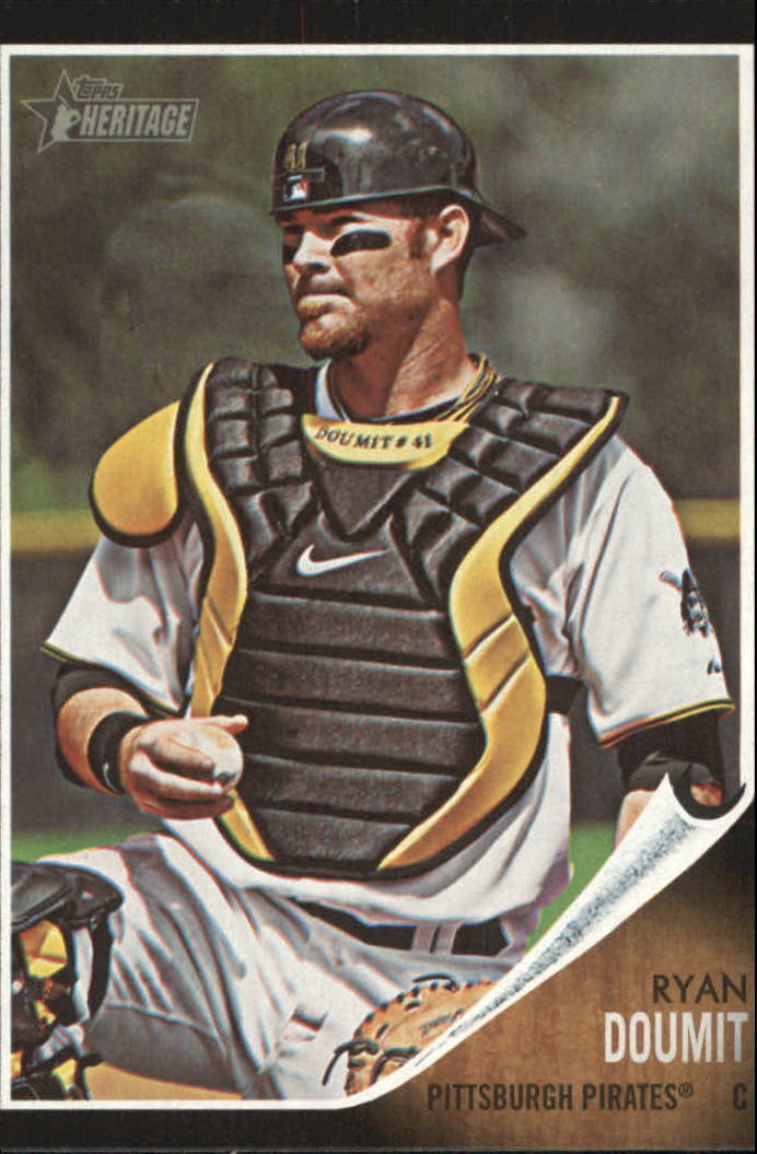 2011 Topps Heritage Black #C97 Ryan Doumit - NM
