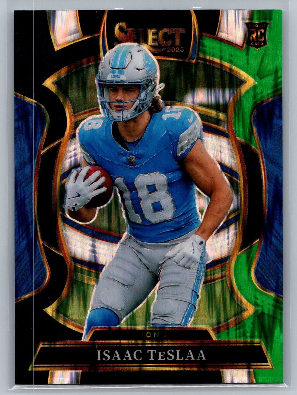 2025 Select Prizm Black and Green Shock #70 Isaac TeSlaa - NM