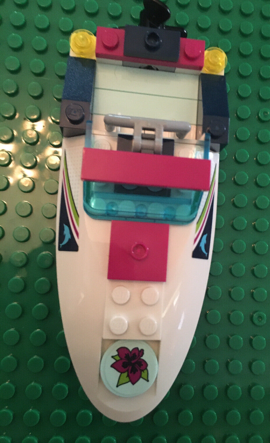 Lego Friends Andrea's Speed Boat Transport Minifigure and Boat Incomplete 41316