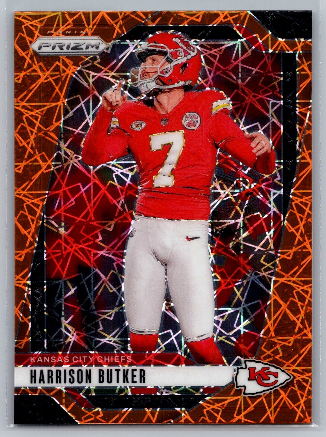 2024 Panini Prizm #144 Harrison Butker Lazer