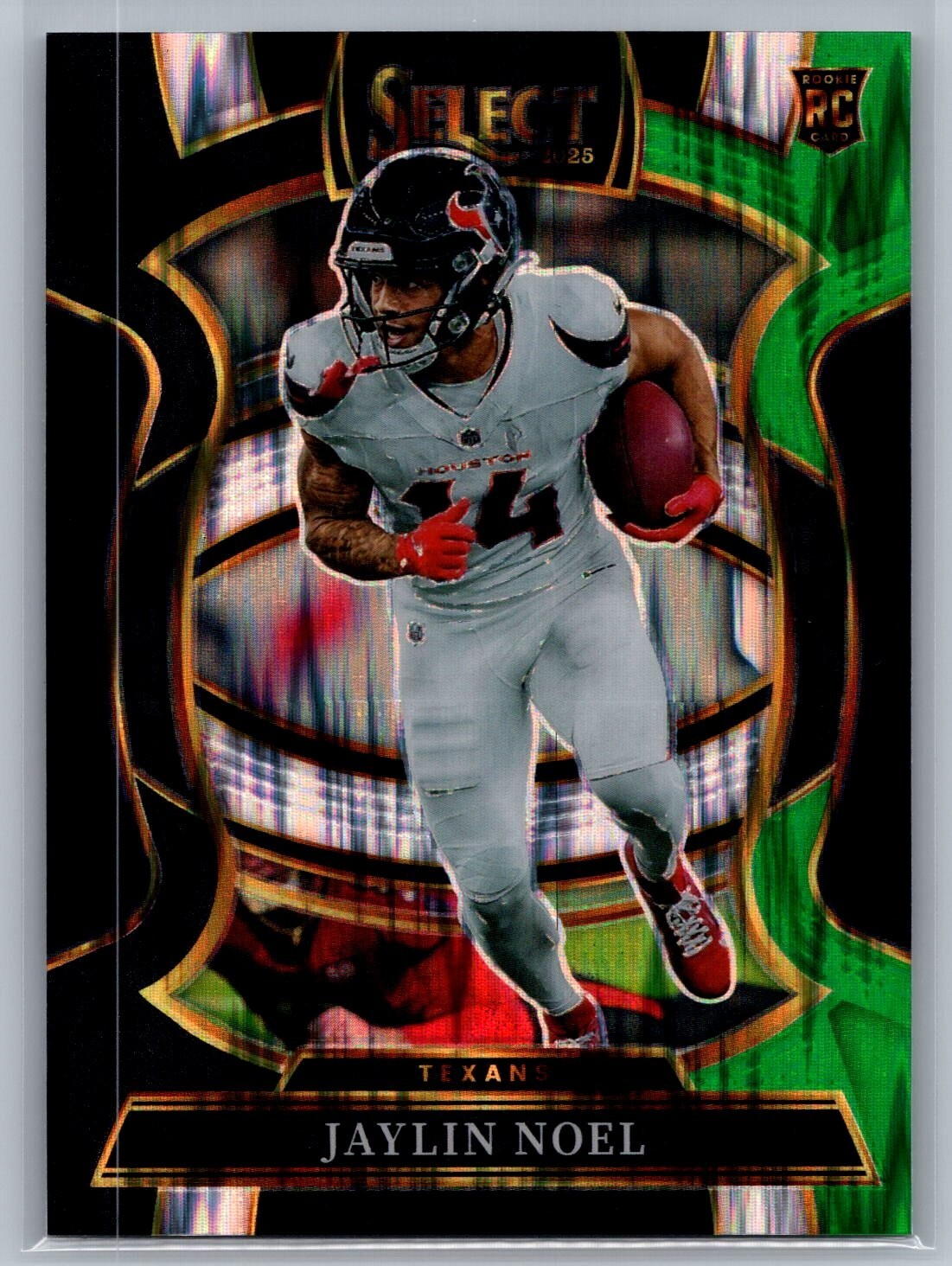 2025 Select Prizm Black and Green Shock #36 Jaylin Noel - NM