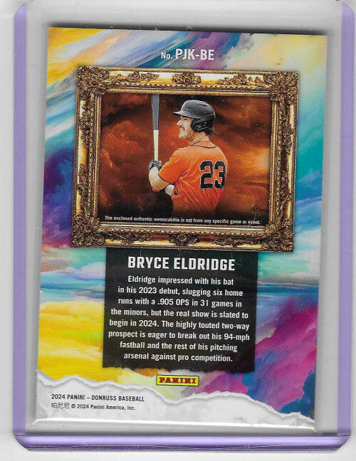 2024 Donruss Prospect Jersey Kings #22 Bryce Eldridge - NM