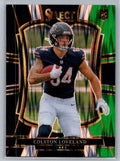 2025 Select Prizm Black and Green Shock #172 Colston Loveland - NM
