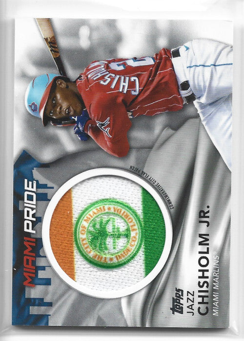 2022 Topps Commemorative City Flag Patches #CFPJC Jazz Chisholm Jr. - NM