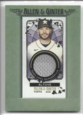 2021 Topps Allen and Ginter Mini Framed Relics #MFRJAL Jose Altuve - NM