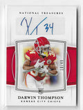 2019 Panini National Treasures Gold #118 Darwin Thompson AU 10/49