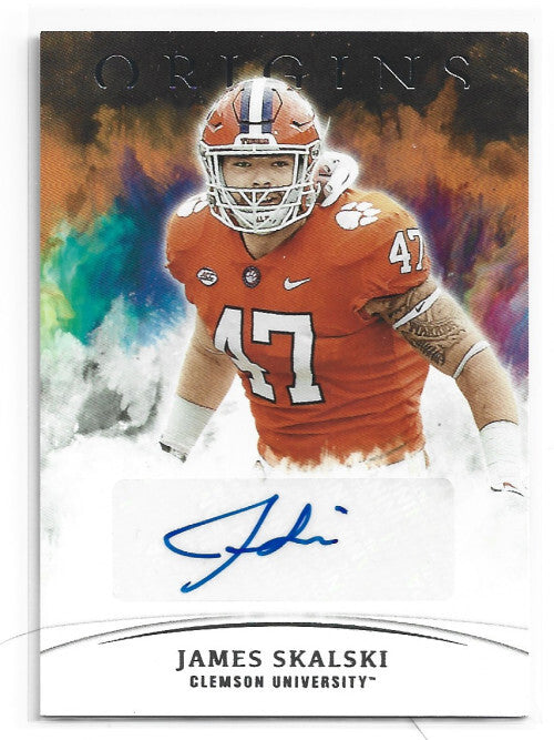2022 Panini Chronicles Draft Picks Origins Rookie Autographs #29 James Skalski