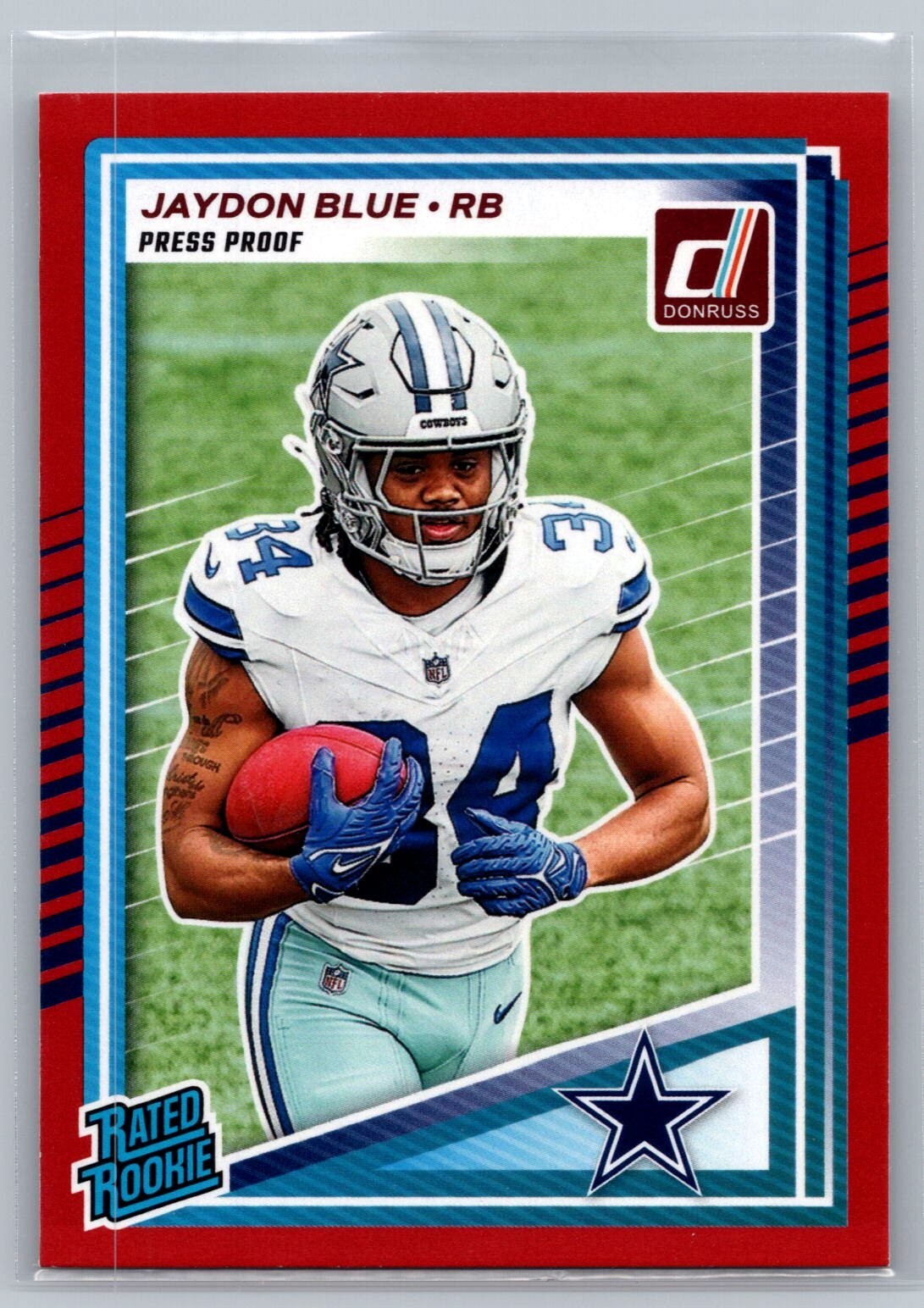 2025 Donruss Press Proof Red #308 Jaydon Blue RR - NM