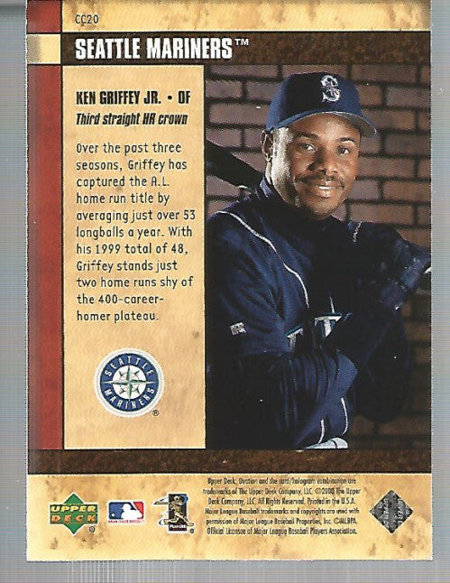 2000 Upper Deck Ovation Curtain Calls #CC20 Ken Griffey Jr. - NM