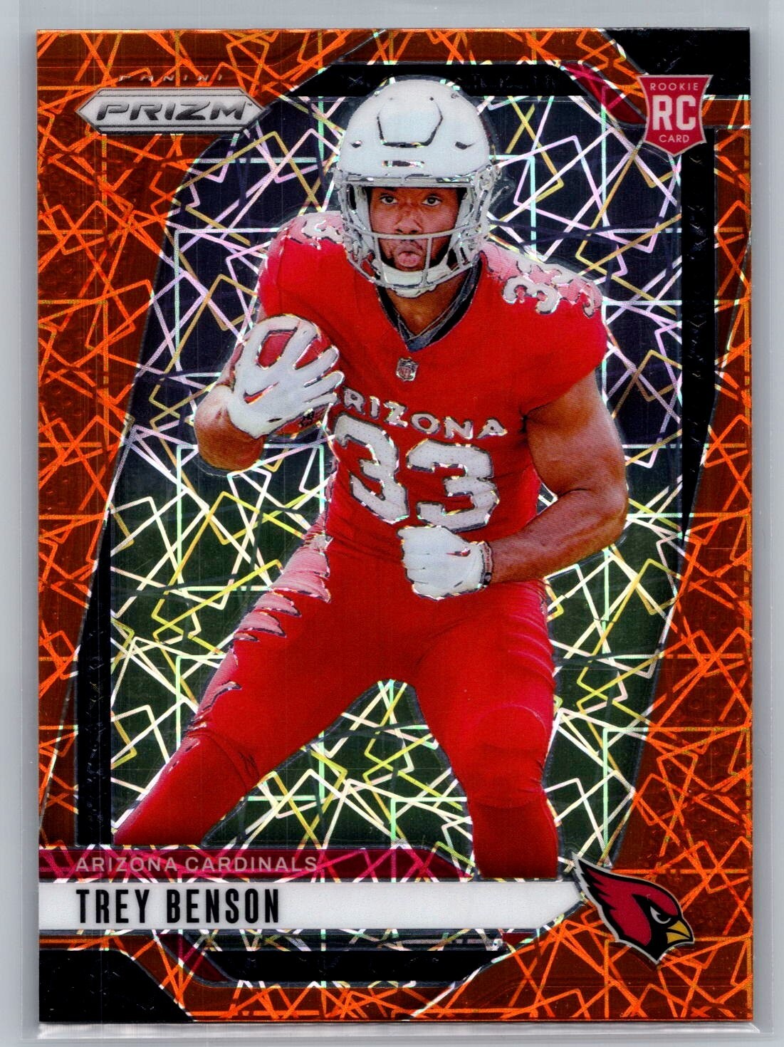 2024 Panini Prizm #392 Trey Benson RC Lazer