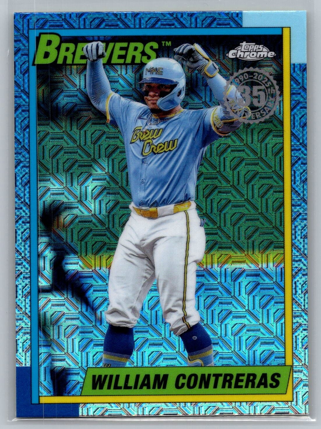 2025 Topps '90 Topps Silver Pack Chrome #T90C125 William Contreras