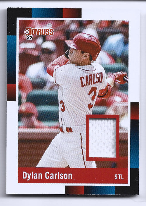2022 Donruss Retro '88 Materials #61 Dylan Carlson Jersey - NM