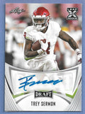 TREY SERMON 2021 Leaf Draft Autographs #BATS1 49ERS