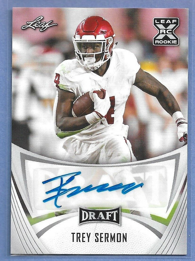 TREY SERMON 2021 Leaf Draft Autographs #BATS1 49ERS