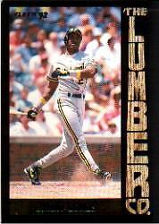 1992 Fleer Lumber Company #L8 Barry Bonds - NM