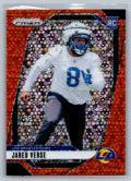 Panini Prizm #341 Jared Verse RC Orange Disco