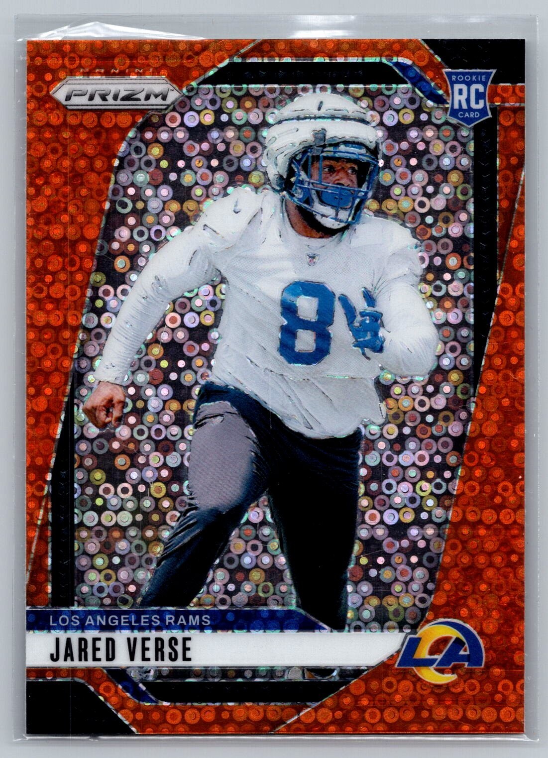 Panini Prizm #341 Jared Verse RC Orange Disco