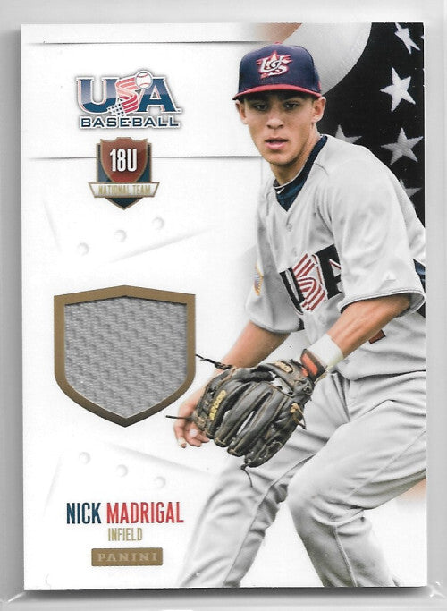 2012 USA Baseball 15U National Team Jerseys #13 Nick Madrigal Jersey 45/99