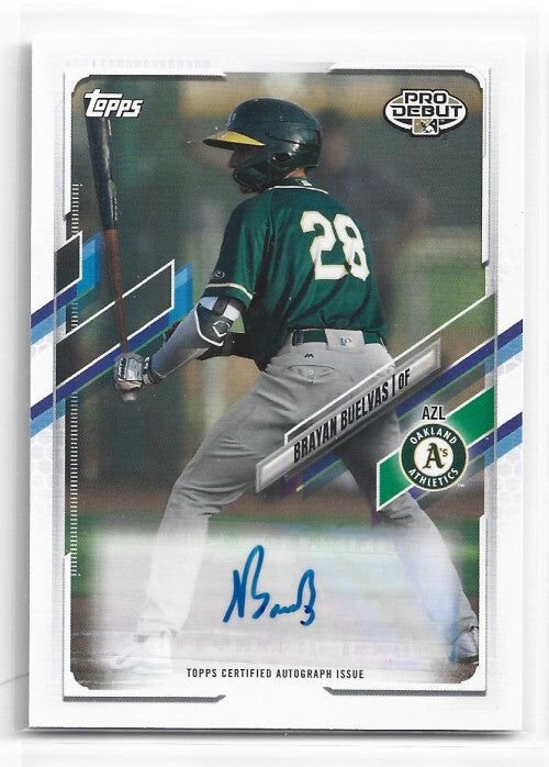2021 Topps Pro Debut Autographs #PD59 Brayan Buelvas Auto - NM
