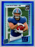 2025 Donruss Optic #228 Cam Skattebo Blue Hyper