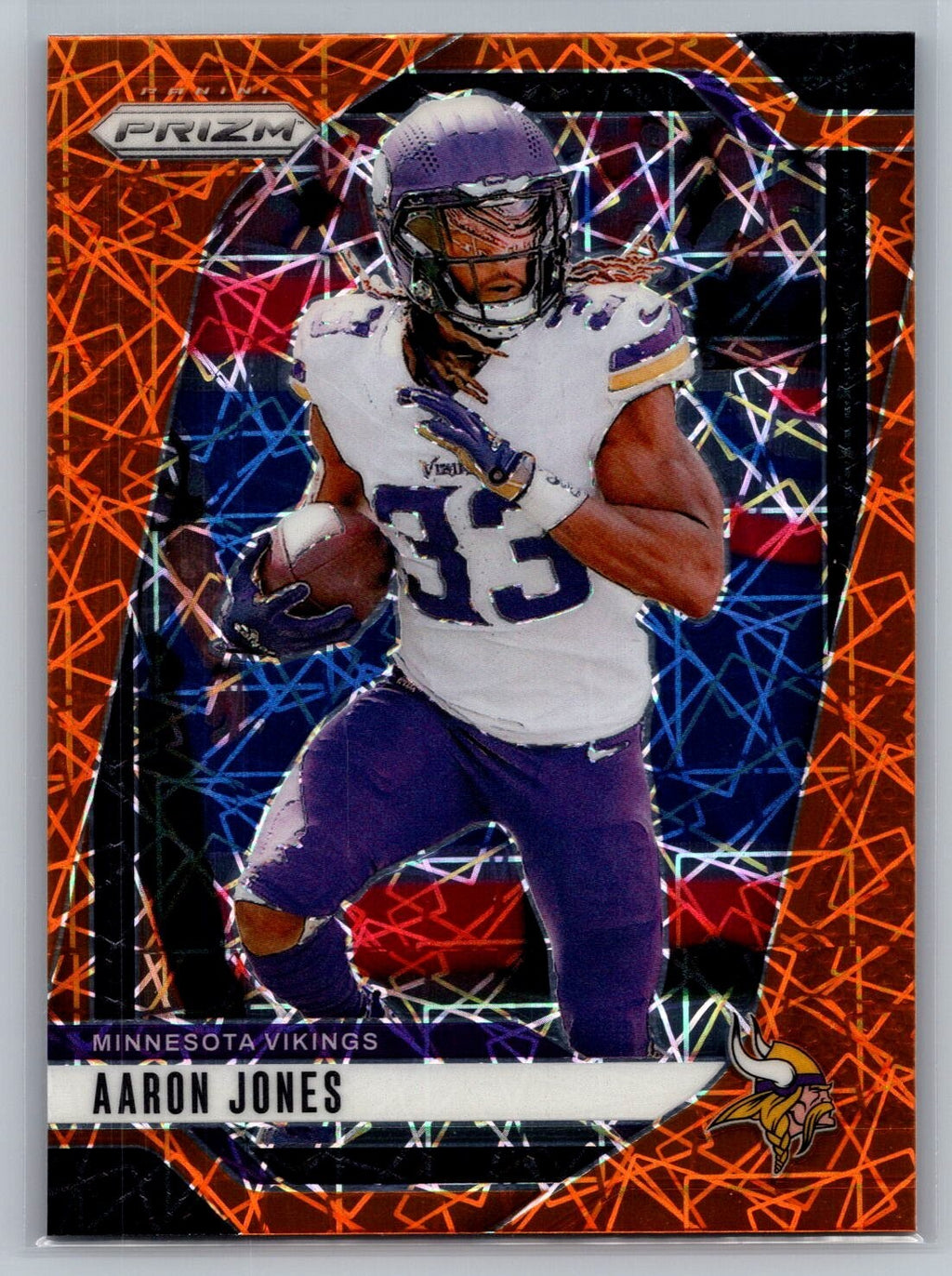 2024 Panini Prizm #186 Aaron Jones Lazer