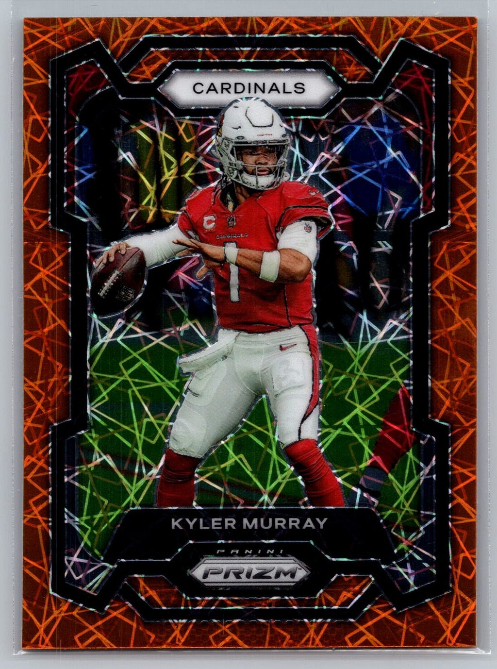 2023 Panini Prizm #1 Kyler Murray Orange Lazer