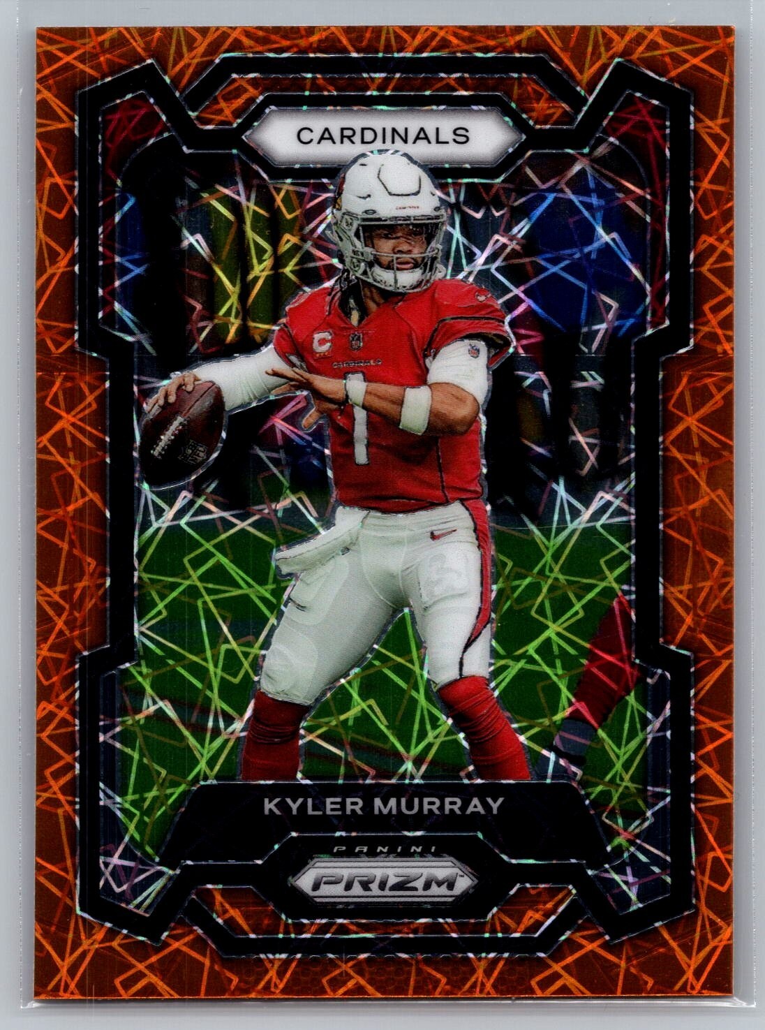 2023 Panini Prizm #1 Kyler Murray Orange Lazer