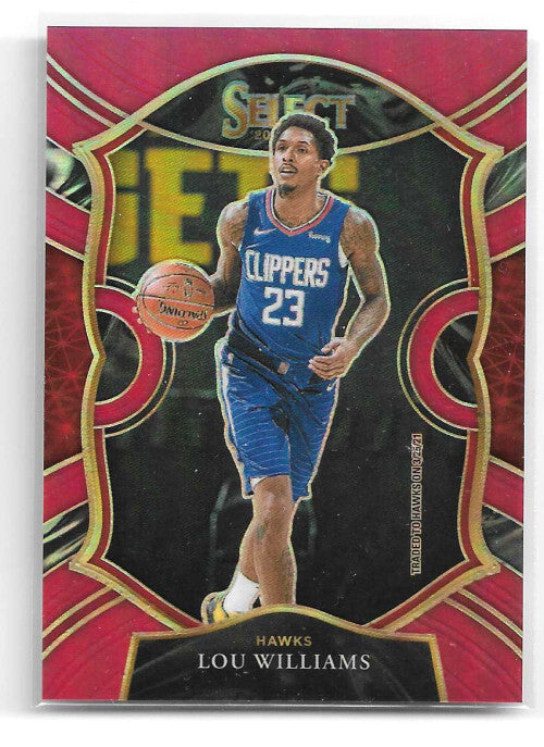 2020-21 Select Prizms Red #3 Lou Williams 181/199 - NM