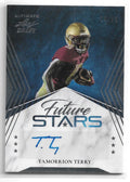 2021 Leaf Ultimate Draft Future Stars Autographs Tamorrion Terry 24/99