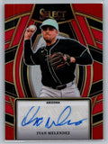 2024 Select Signature Selections Autographs Prizms Red #8 Ivan Melendez 6/99