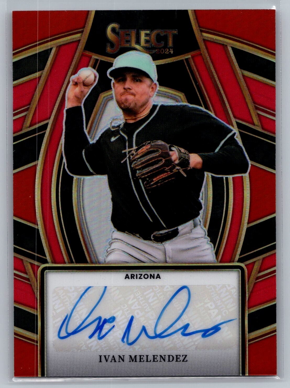 2024 Select Signature Selections Autographs Prizms Red #8 Ivan Melendez 6/99