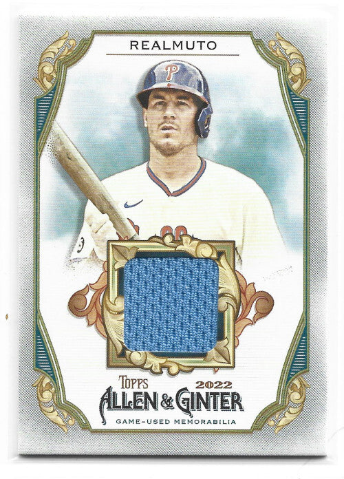 2022 Topps Allen and Ginter Relics #AGRBJR J.T. Realmuto - NM