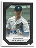 2021 Topps Gallery Rookie Autographs #RANNE Nick Nelson Auto - NM